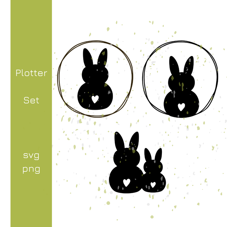 Osterhasenbande Set Plotterdatei | DIY Hunger image number 3