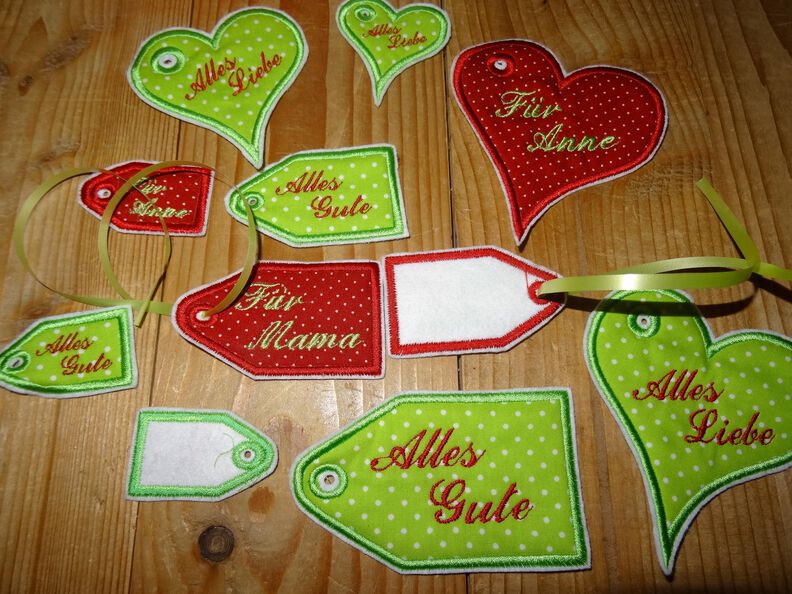 Geschenkanhänger ITH Stickdatei image number 3
