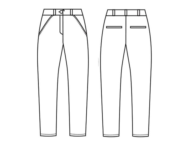 Hose ISA N&auml;hanleitung + Schnitt image number 3