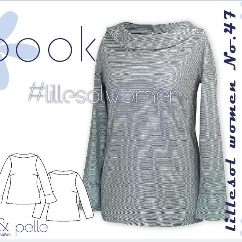 Schnittmuster  Shirt mit UbootKragen  *mit A0-Datei + Video* image number 1