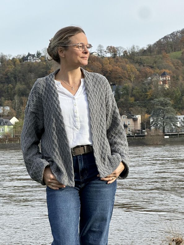 Ebook lillesol women Oversize Cardigan "Clea" image number 5