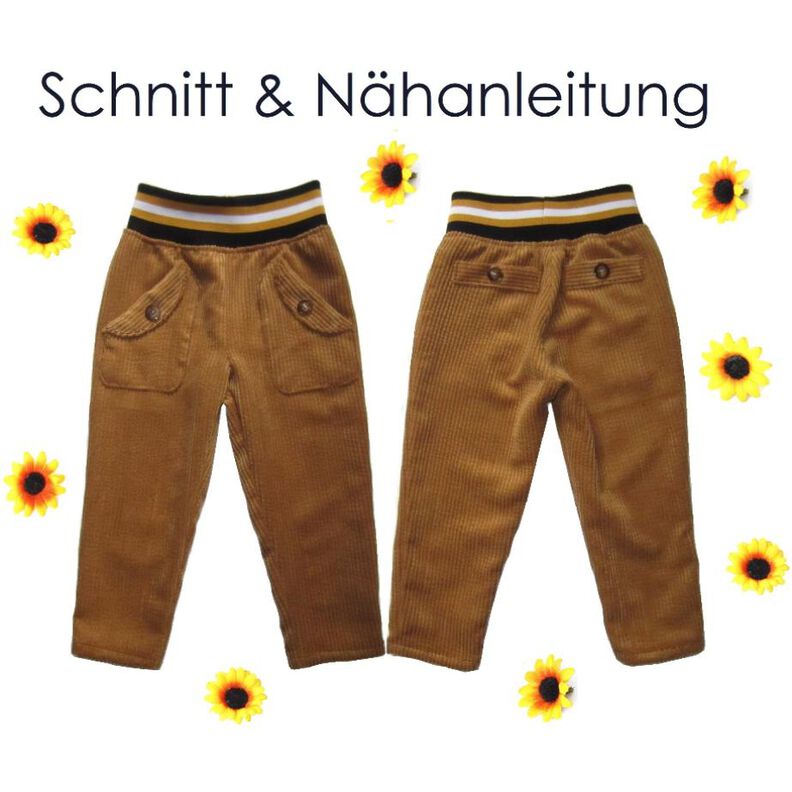 Schnitt + Anleitung Hose mit Taschen Gr. 62-128 image number 1