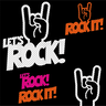Plotterdatei »Let's rock!« (Set) thumbnail number 3