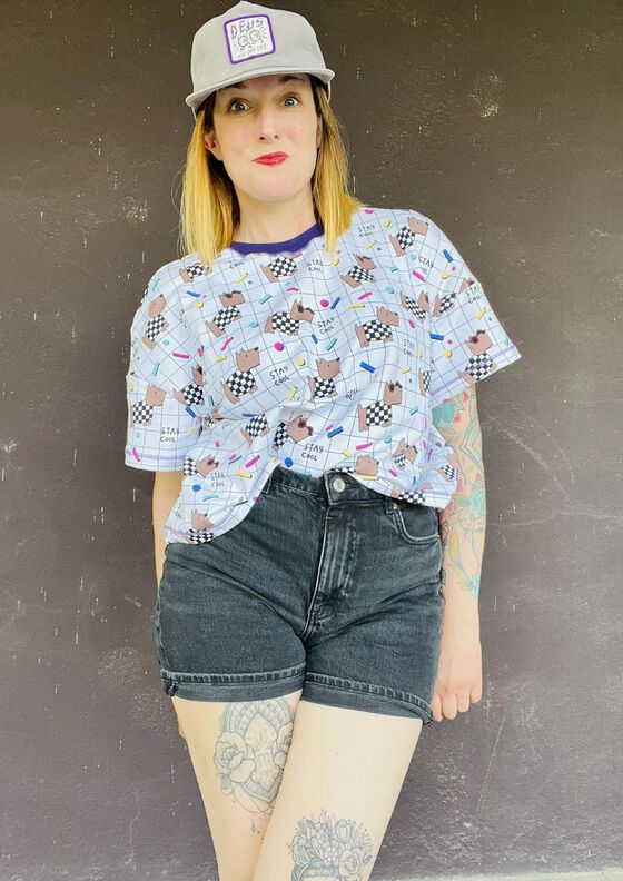 Oversized Shirt Lys, Gr. 32-50, inkl. A0 image number 5