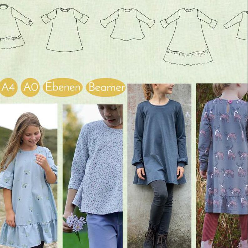 Koriander: Shirt, Tunika und Kleid für Kinder, Gr. 68-164 image number 1