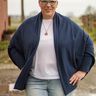 Cocon Strickjacke (32-56) MACAPA Damen Schnittmuster Jacke thumbnail number 4