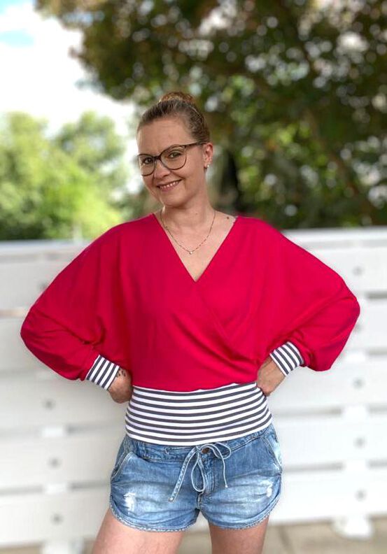 Pullover ACAI (34-56) Schnittmuster Wickeloptik Damen image number 10