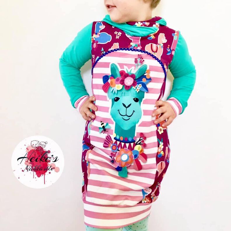 Panelino girls Longhoodie für Panelstoffe Gr. 86-164 image number 10