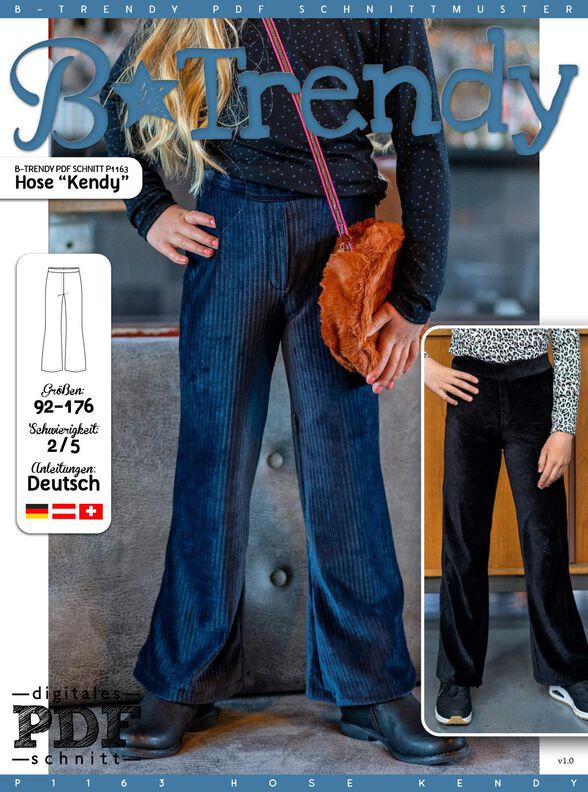 Hose Kendy N&auml;hanleitung + Schnitt image number 2