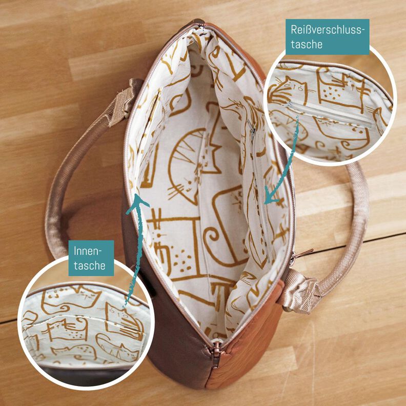 Handtasche Zahro Schnittmuster und Nähanleitung image number 3
