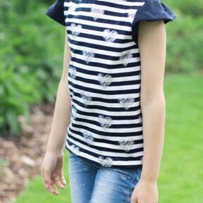 Shirt  "LEVKE" Nähanleitung und Schnitt Gr. 62 - 104