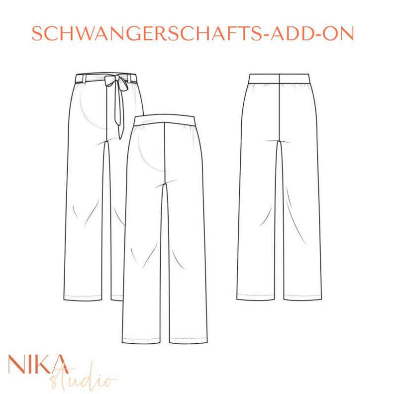 Umstandshose Add-on für die Hose Melbourne (weit) Gr.32-50 image number 8