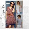 Bluse CLARIELLA Gr. XS-XL Ebook Schnittmuster thumbnail number 1