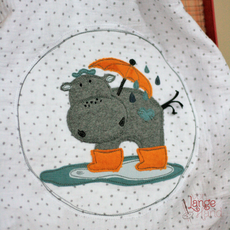 Appliziervorlage REGENNILPFERD image number 7