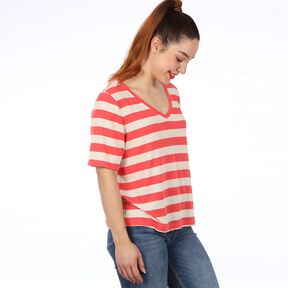 FRAU KAY - Shirt mit V-Ausschnitt XS-XXL