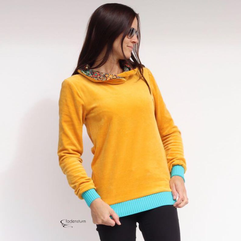 Schnittmuster Schalkragen Shirt "Lena", Gr. 158 - Damengr 46 image number 7