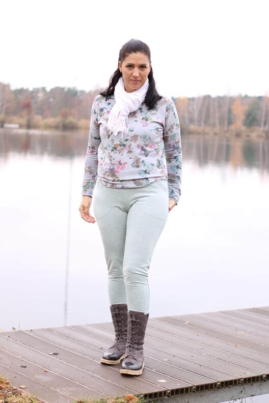 Jeggings Granat de image number 6