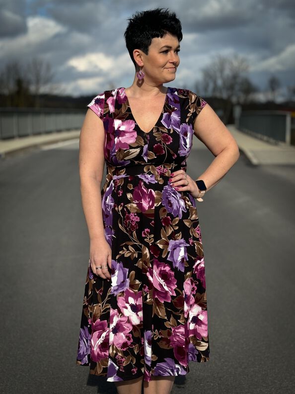 KLEID - * Look at MEE * - GR.32-56 - für dehnbare Stoffe image number 10