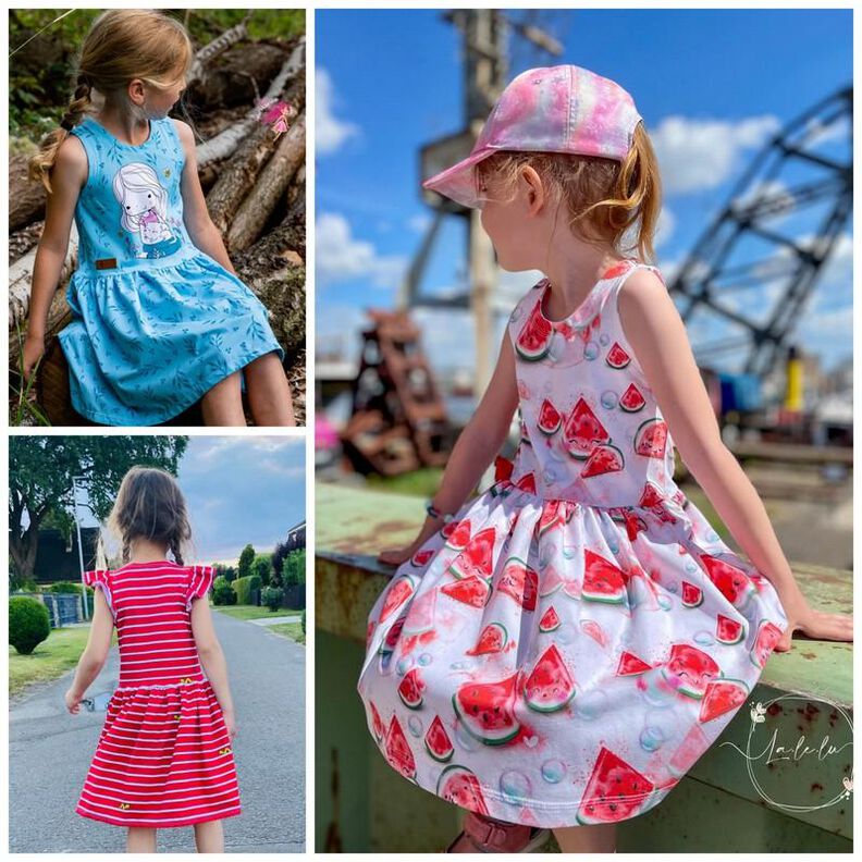 Back 2 Basic Summer Dress Sommerkleid 104 - 164 inkl. A0 image number 1