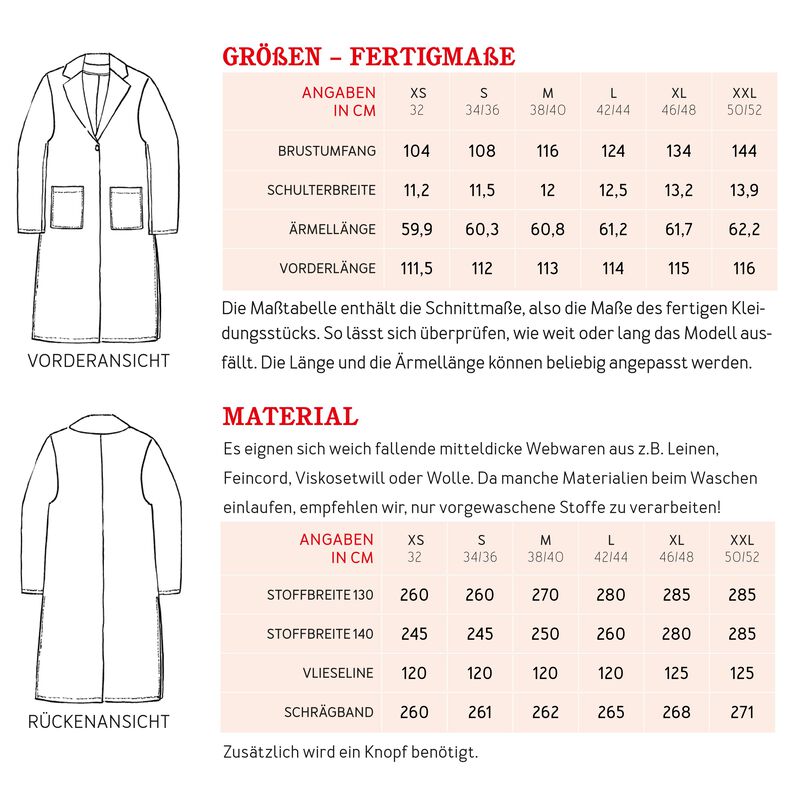 FRAU SHIRA - Mantel mit Reverskragen XS-XXL image number 7