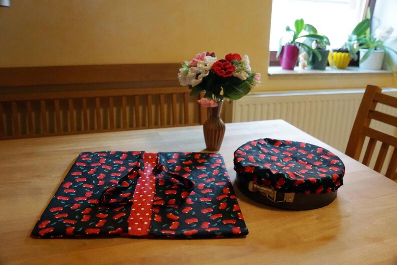 Kuchentasche mit Abdeckung nähen Kuchen Tasche image number 2