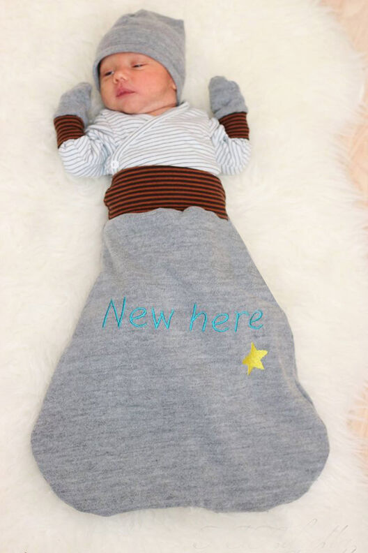 Pucksack, Schlafsack NOVO (0-7 Monate) Baby Schnittmuster image number 2