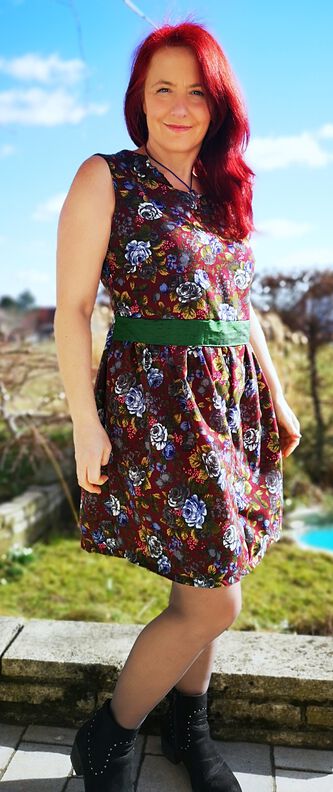 Kleid PETITE NETA Gr. 34-50 PDF-Schnitt A4, A0, Anleitung image number 9