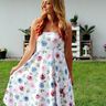 Bandeaukleid Bando 34 - 52 Damen FunkelRosa thumbnail number 4