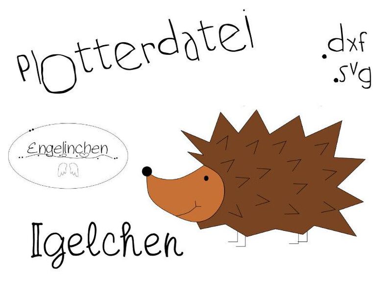 Plotterdatei Igelchen image number 1