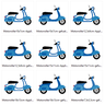 Motorroller Stickdatei  thumbnail number 2