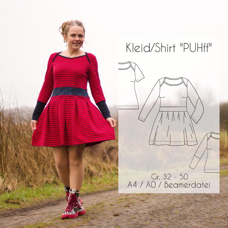 Kleid/Shirt "PUHff" Gr. 32 - 50 image number 1