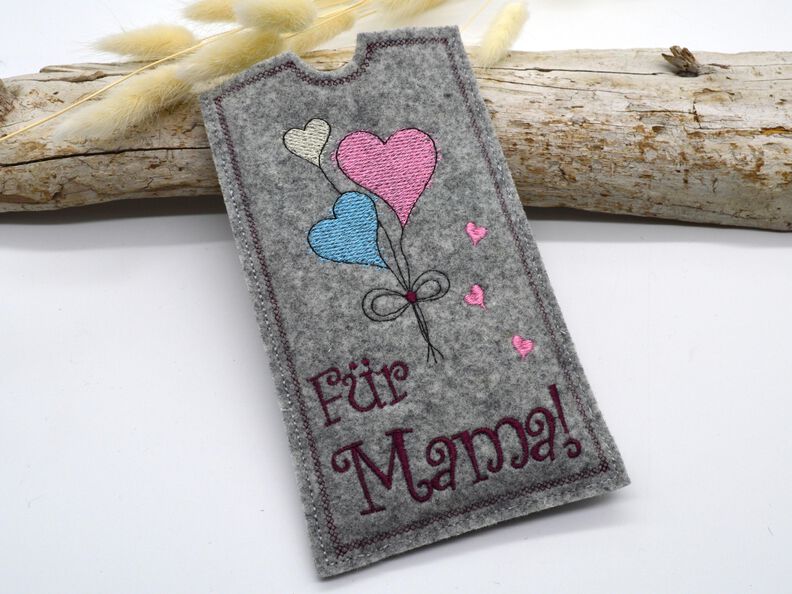 Stickdatei Schokohülle Muttertag SET Mama Mutti image number 3