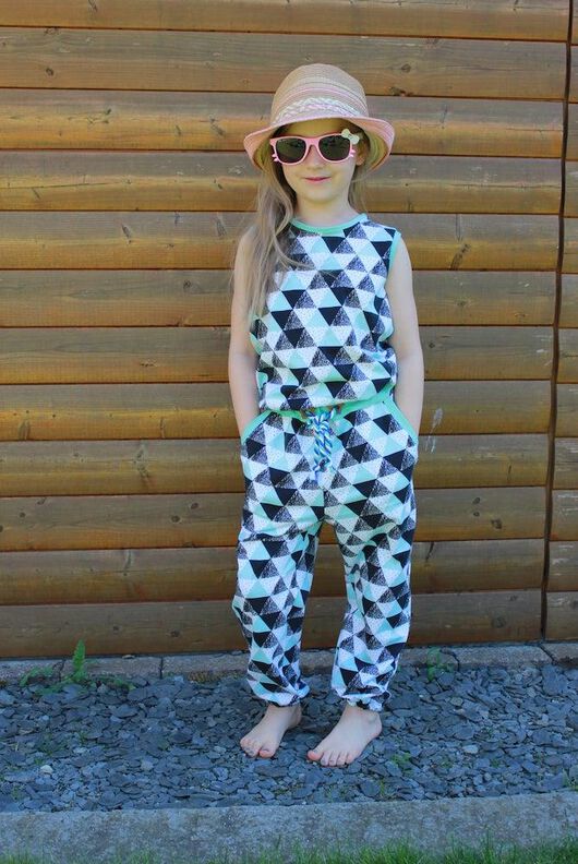 Multi Puzzle Schnitt Jumpsuit LAHELA Mini Gr 74-164 image number 5