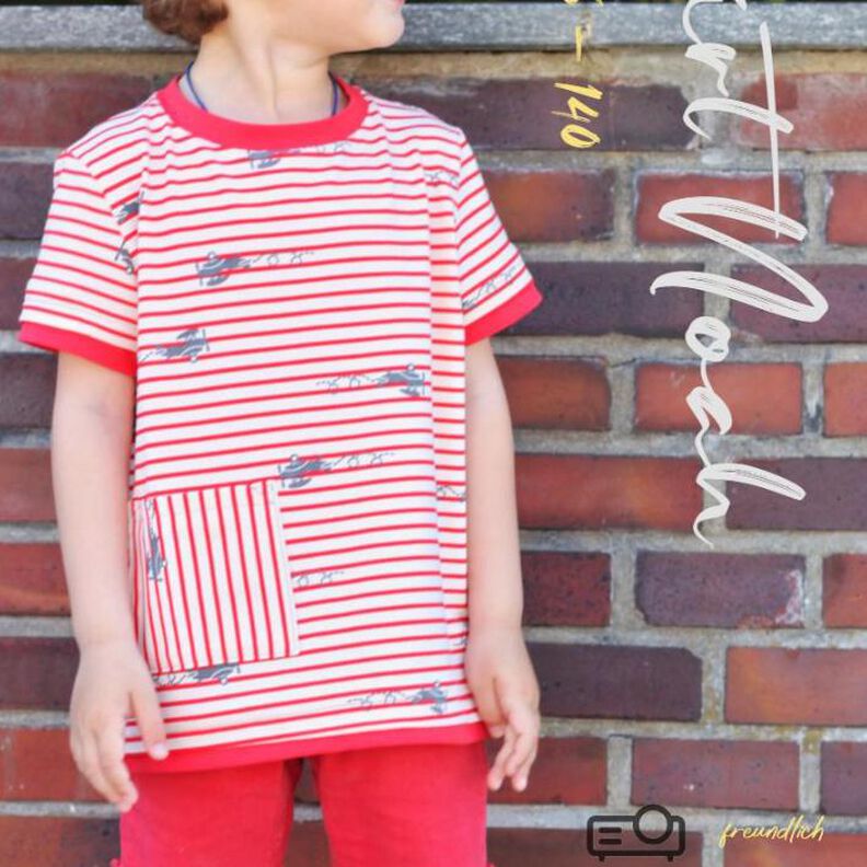 Schnittmuster Shirt Noah inkl. Beamerdatei image number 1