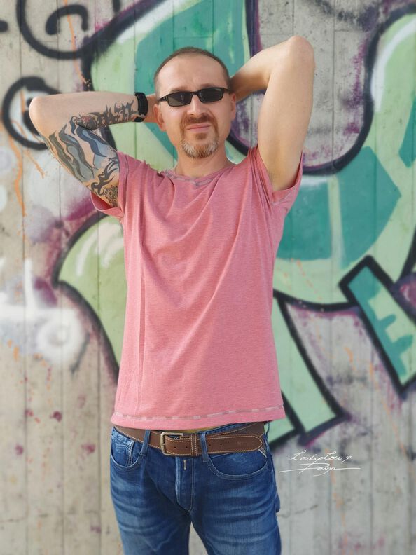 Basic Oversize Shirt Herren #21 image number 8