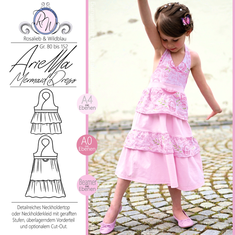 Ariella MermaidDress Gr. 80 bis 152 image number 1