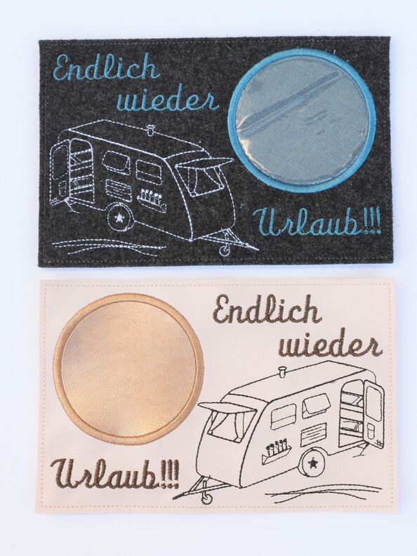 ITH Stickdatei Mugrug Camping Urlaub Wohnwagen image number 5