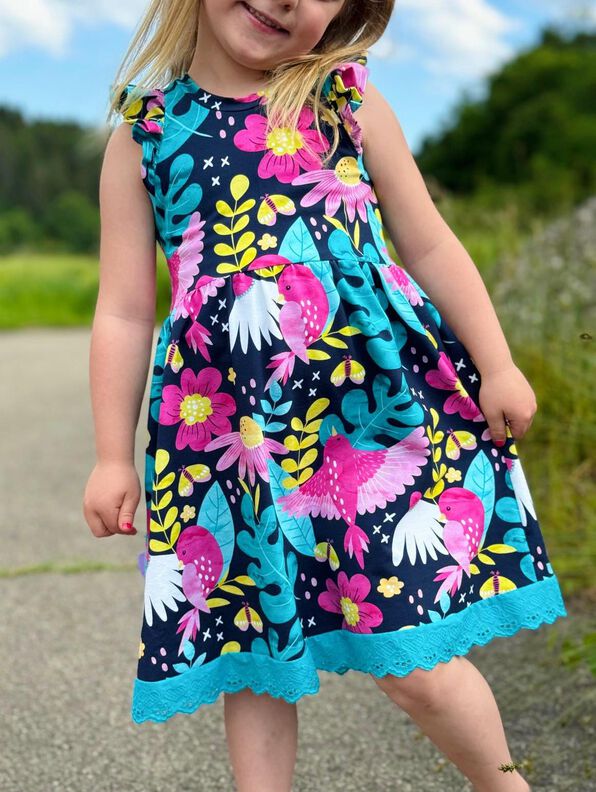 KLEID - * Sweet like MiniMEE * - GR.98-170 - dehnbare Stoffe image number 7