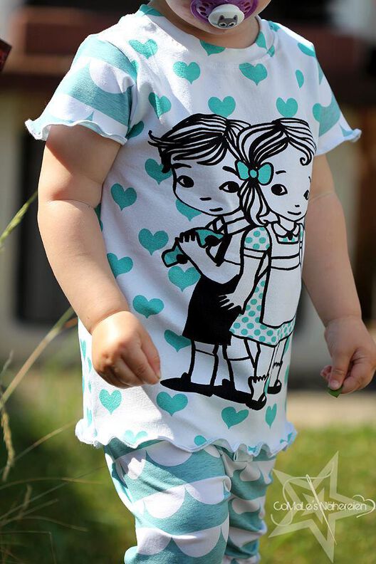 Baby-Sommershirt pineapple Shirt + gratis Hose 50-92 image number 3