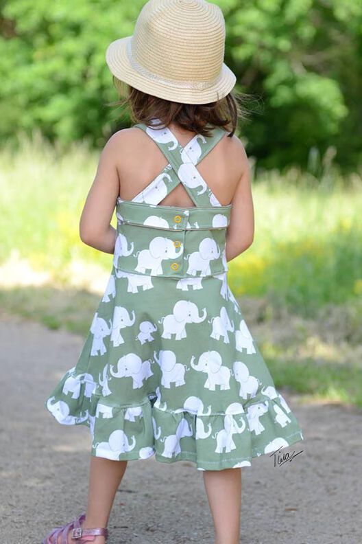 Kornblume: Trägerkleid für Mädchen Gr. 74 – 164 image number 4