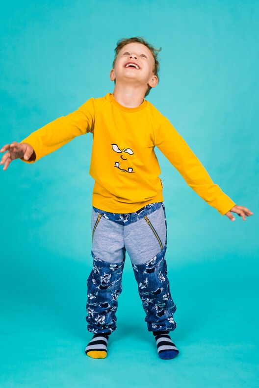 Kinder Jogginghose Teilung Zipper Taschen TEPAT ♥ Gr. 98-164 image number 2