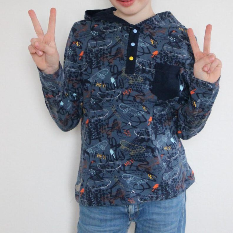 SHIRT "LASSE" - KIDS (110-164) - Schnittmuster und Anleitung image number 2