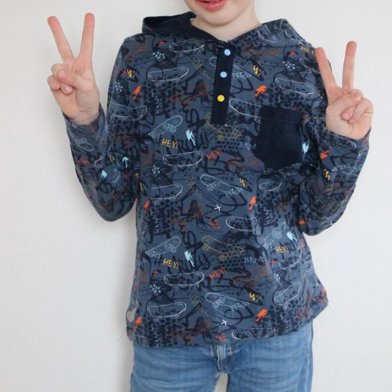SHIRT "LASSE" - KIDS (110-164) - Schnittmuster und Anleitung image number 2