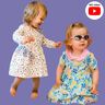 Baby Kleid Webware und Jersey PUTRI ♥ Gr. 56-104 thumbnail number 1