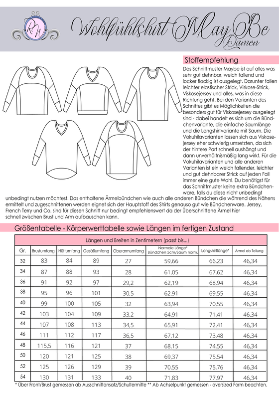 Wohlfühlshirt MayBe Damen Gr. 32 bis 54 image number 2