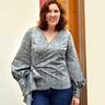 Wickelbluse PIMENTA (34-56) Bluse mit Schleife Schnittmuster thumbnail number 1
