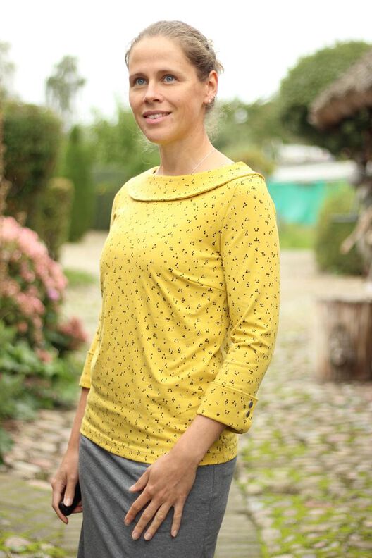 Schnittmuster lillesol women No.47 Shirt mit UbootKragen image number 6