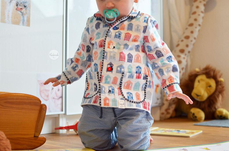 Schlummerchen Set 2: Hose und Oberteil Reverskragen image number 8