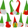 Gnome Zwerg Weihnachten Stickdatei thumbnail number 2