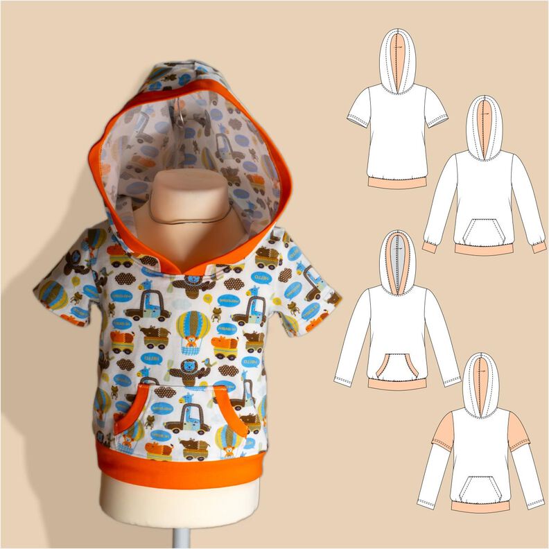 Tim Kinder Hoodie/Shirt, kurze & lange Ärmel Gr. 86-158 image number 1